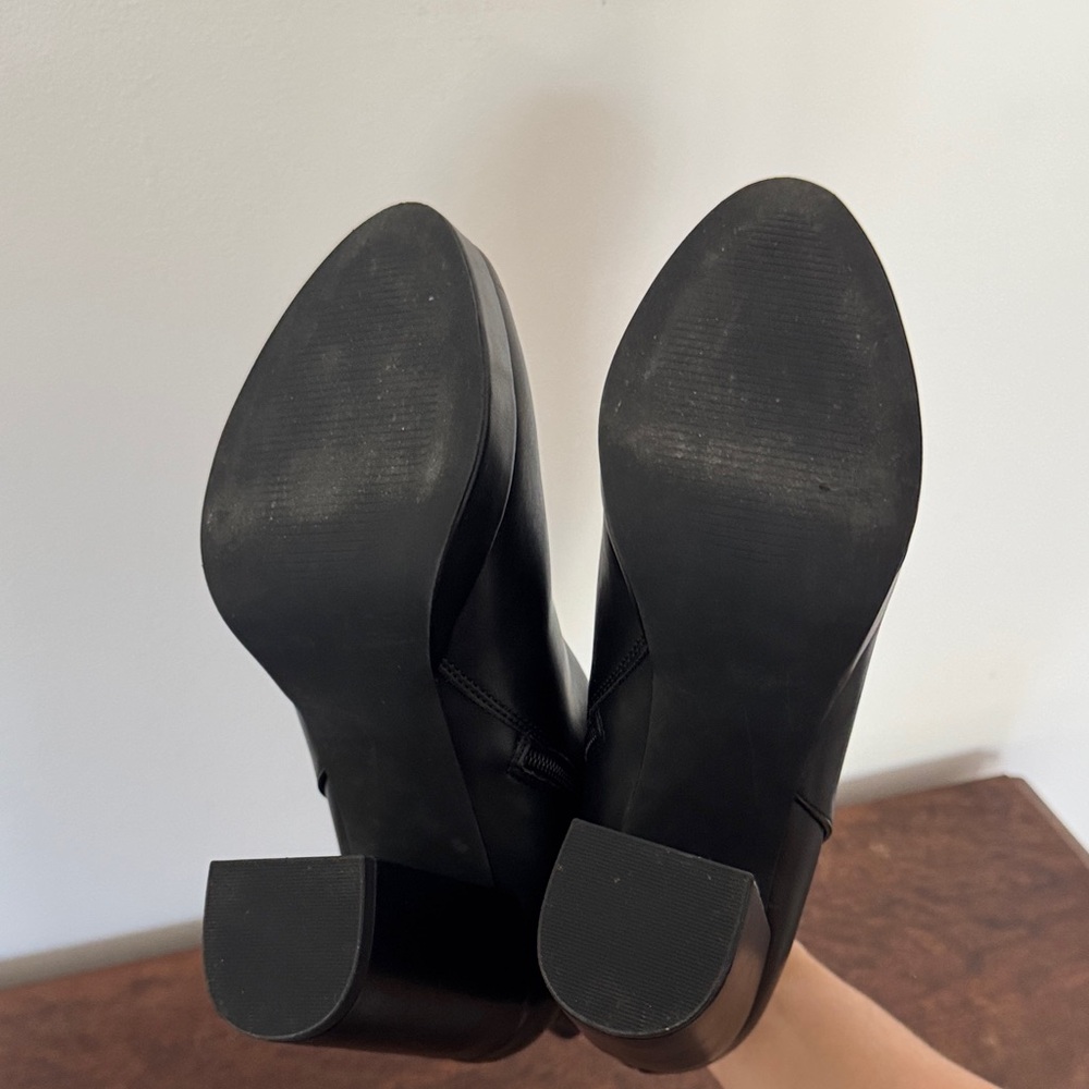 Madden Girl Black Platform Ankle Booties - Picture 3 of 5